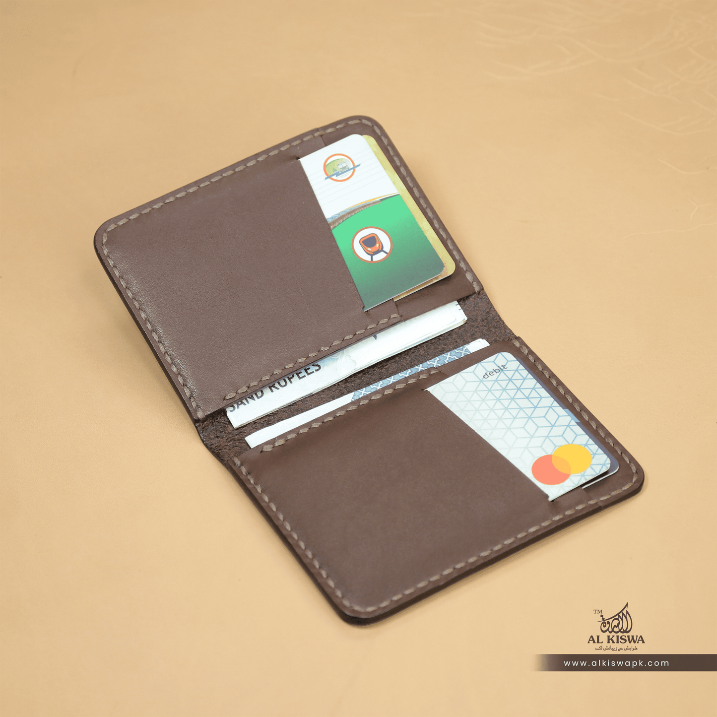 Vertical Card Holder-01 (BROWN)