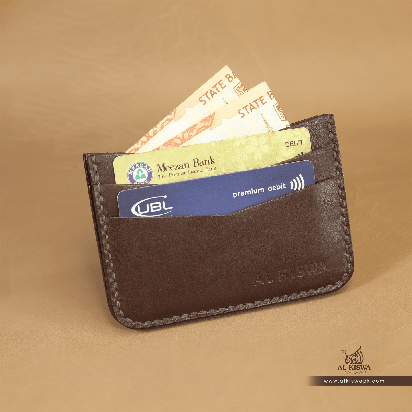 Spacemax Card Holder-01 (BROWN)