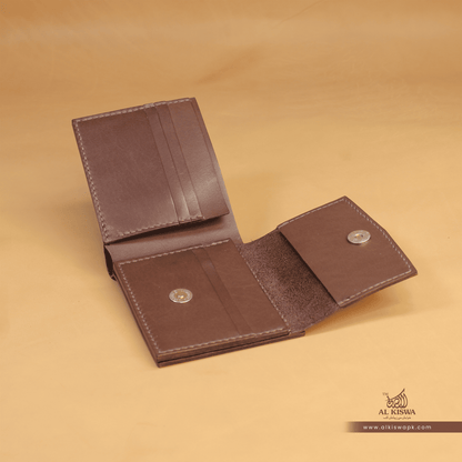 BiFold Classic With Coin Pockets-01 (BROWN)