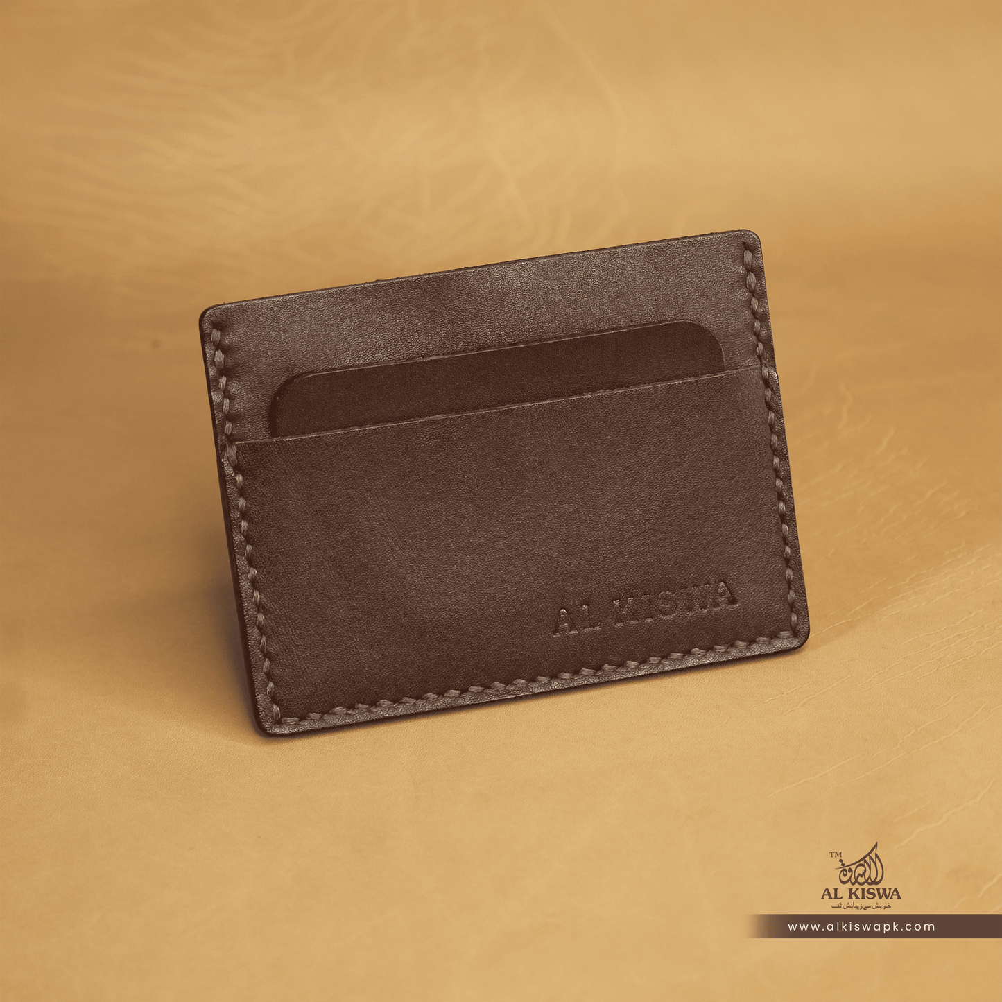 Simple Card Holder-01 (BROWN)