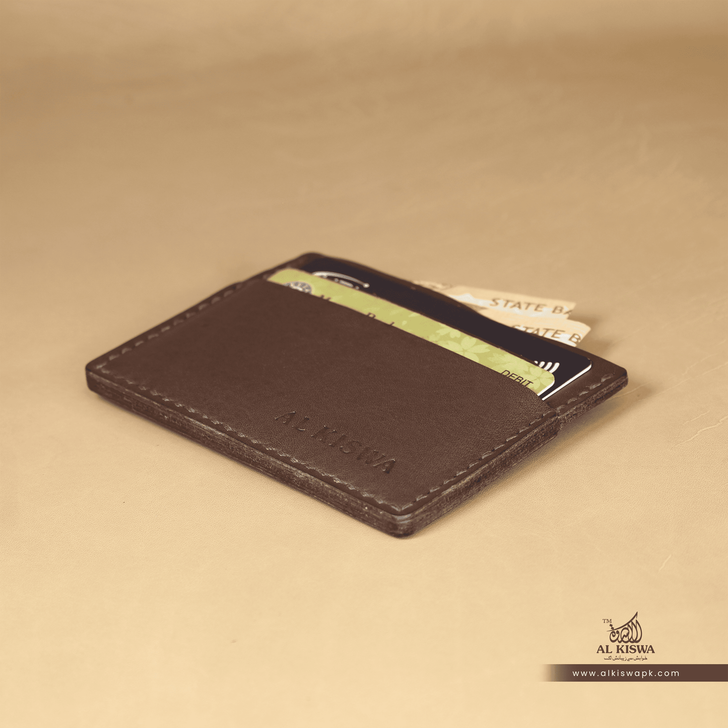 Simple Card Holder-01 (BROWN)