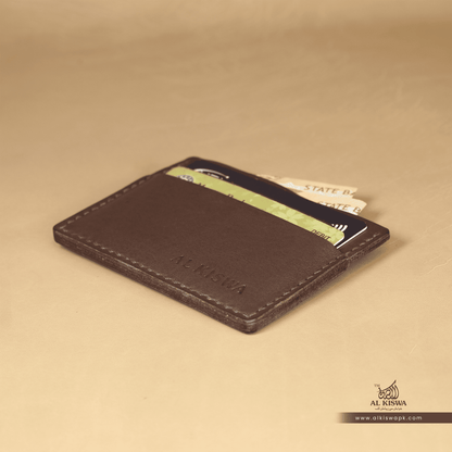 Simple Card Holder-01 (BROWN)