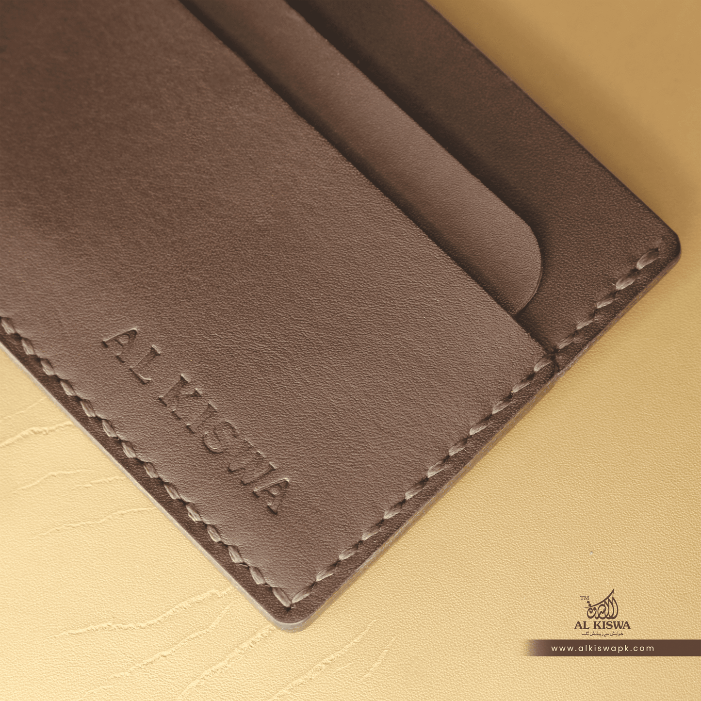 Simple Card Holder-01 (BROWN)